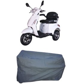 Resim Volta Vm4 + 1500W 3 Tekerlekli 1 Kişilik Motor Brandası 