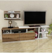 Resim Dekorister Beste Tv Ünitesi Beyaz-Ceviz 