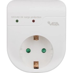 Resim Open Cart Akdenizpos XD01 VE-22416 16 Amper - 3500 Watt LED Göstergeli Tekli Akim Korumali Priz (Yeni) 