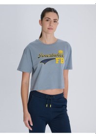 Resim Kadın Kolej Fenerbahçe Tshırt Grı 