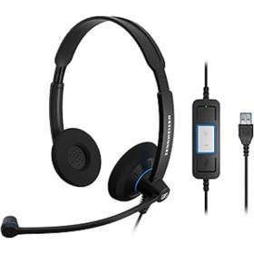 Resim Genel Markalar Sennheiser Sennheiser Sc-504549 Sc 60 Usb Ctrl Çift Taraflı Lı Usb Kablolu Uc Kulaklığı 
