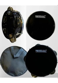 Resim Rhythm Percussion Ptapz Tef - Ayarlı Pirinç Zilli Profesyonel - Perküsyon Paslanmaz Pirinç Ziller, Ayarlanabilir Deri Tansiyon Mekanizması, Kristal Tizler Ve Tok Vuruş Sesi Uyum: Orkestra Ve Ritim Grupları 