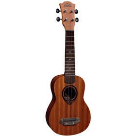 Resim LAG GLU TKU8S Tiki Soprano Natural Ukulele 