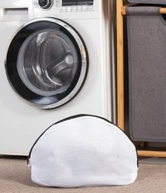 Resim Porsima 3133 Çamaşır Yıkama Filesi Fermuarlı Bölmeli Ayakkabı Yıkama Filesi Deforme Önleyici Torba File 