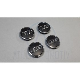 Resim 4 x AUDİ A8 2004-2010 ÇELİK JANT GÖBEĞİ 68MM TAKIM SİYAH 