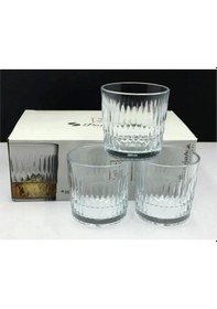 Resim Paşabahçe 520254 Rain Viski Bardağı 300 Cc 3 Lü 
