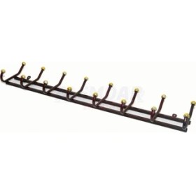 Resim Azm Hırdavat 8 Li Lüks Boyalı Askılık Duvar ve Kapı Askısı (1 Adet) 