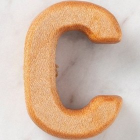 Resim Hobi Baby Organik Ahşap Harf - C 