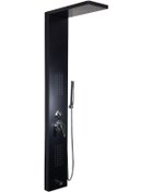 Resim Sam Banyo Dicle Duş Paneli Siyah 