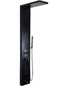 Resim Sam Banyo Dicle Duş Paneli Siyah 