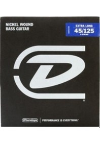 Resim Jim Dunlop Dbn45125Xl Nikel Xl 5 Teli Bas Gitar Teli 45-125 