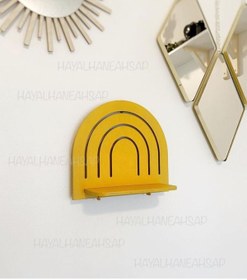 Resim HAYALHANE AHŞAP Gökkuşağı Mini Raf / 1 Adet 