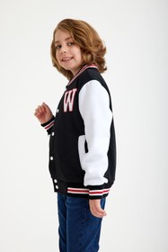 Resim CERENCE AKÇA OKULCUNUZ Çocuk Unisex Bomber Kolej Ceket 