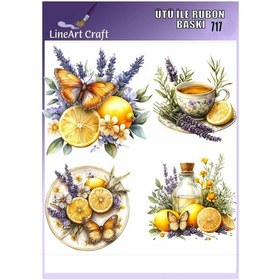 Resim Ütü İle Rub On Transfer Kağıdı - No: 717 30x30 Cm 
