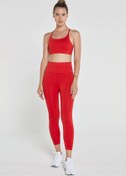 Resim Jerf Pine Yüksek Bel & Toparlayıcı Tayt Kırmızı 