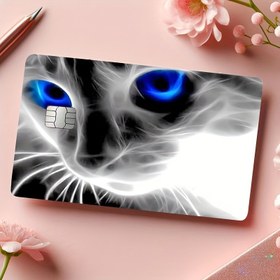 Resim 2 Eğlenceli moda kartı araba çıkartmaları - Kredi, banka ve ulaşım kartları için dayanıklı PVC gizlilik çıkartmaları - Havalı dekoratif araba çıkartmaları 