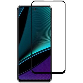 Resim Microcase Infinix Note 11 Pro Tam Kaplayan Çerçeveli Cam Koruma - 