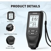 Resim Pazly Yüksek Hassasiyetli Boya Kalınlık Ölçer - 0-2000um, Otomotiv Ve Endüstriyel Kaplama Cihazı 