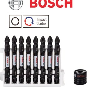 Resim Bosch Impact Control Çift Taraf 8 Lİ Bits Uç (ph2 ve pz2) 