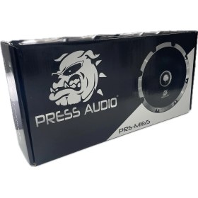 Resim PRESS AUDİO 16 cm Midrange 175 Rms Alüminyum Kurşun Göbek PRS-M165 