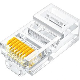 Resim PrimeX Plus PX-CAT460 Cat6 Jak Plug 100 Lü Paket RJ45 Konnektör 
