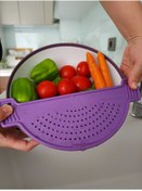 Resim ALACA HOME COLLECTİON Tencere Üstü Pratik Süzgeç 