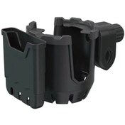 Resim Dianziye 2'li Telefon Ve Bardak Tutucu - 360 Döner Abs+kauçuk - Motosiklet, Bisiklet, Kaykay, Sandalye Uyumlu - Siyah Siyah 