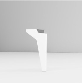 Resim Elegance 19 Cm Sehpa,tv Ünitesi Mobilya Ayağı 5 Adet Beyaz-gümüş 