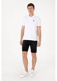 Resim U.s. Polo Assn. Erkek Siyah Şort Jean 50304344-dn0027 Black 