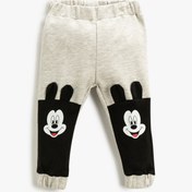 Resim Erkek Bebek Mickey Mouse Baskılı Jogger Eşofman Altı Lisanslı 