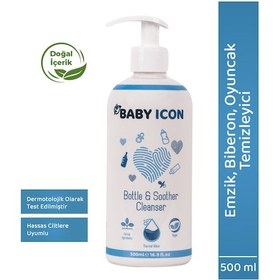 Resim Emzik Biberon Oyuncak Temizleyici 500 Ml Doğal Portakal Yağlı Vegan Kimyasal Içermez 