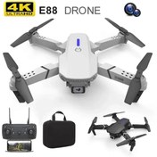 Resim İMEXTECH Bilişim Burada E88 Drone Hd Çift Kameralı Drone Wifi Li Katlanabilir Quatcopter 