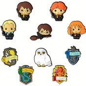Resim [] 10 adet Harry Potter delikli ayakkabı çiçek tokası, ayakkabının çekiciliğini artırmak için dekoratif aksesuarlar, PVC aksesuarlar, DIY ayakkabı seti, güç kaynağı gerektirmez 