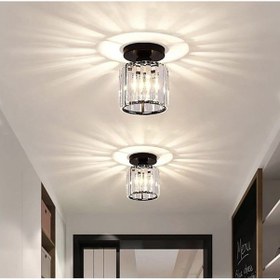 Resim Burenze Luxury Plafonyer Tavan Kristal Taşlı Avize Hol Antre 