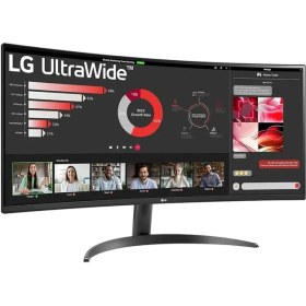 Resim Lg 34" 34WR50QC-B 5ms Qhd Dp\hdmı 100Hz Vesa Va Kavisli Monitör 