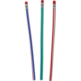 Resim Guangdong Spirit 3 Adet Ajaib Bendy Fleksibel Lembut Pensil Anak-Intl Untuk 