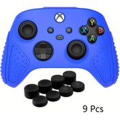 Resim Willowhaven Xbox Series X Kumanda Kılıfı Silikon Koruma Kapak Blue 9 Parça Anti Kaydırmaz 