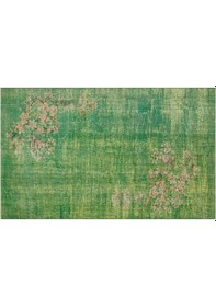 Resim Gerçek El Dokuma Eskitme Vintage Halı 150 X 245 Cm 9467 