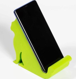 Resim Birlik Sünger Sünger Kedi Masa Üstü Telefon Ve Tablet Tutacağı Yeşil 13x12,5x6 Cm 
