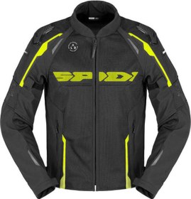Resim SPIDI RACE WARRIOR 2 NET YAZLIK CEKET SİYAH SARI 