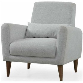 Resim Sare 3+1 Berjer Koltuk Takım Ares Beyaz 