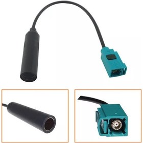 Resim Oto Teyp Fakra Alman Dişi Anten Soket Çeviricisi 