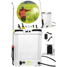 Resim AyrStore Pro Japan Turbo 16 Lt Şarjlı Sırt Tipi İlaç Pompası Akülü Şarjlı İlaçlama Makinesi Köp 