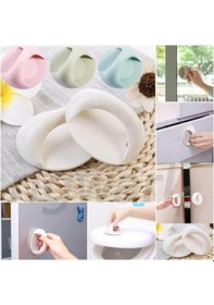 Resim 10 Adet Çok Amaçlı Yapışkanlı Mobilya Klozet Dolap Cam Çekmece 