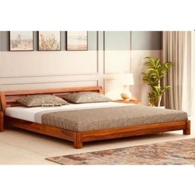 Resim Zerkaconcept Arte Ithal Ladin Masif Ahşap Karyola 120 x 200 cm 