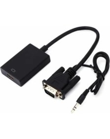 Resim Platoon VGA To HDMI Ses Çıkışlı VGA To HDMI VGA Dan HDMI VGA HDMI Dönüştürücü 