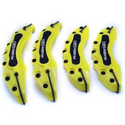 Resim Mugen Logolu Kaliper Kapağı Sarı 4 Parça 