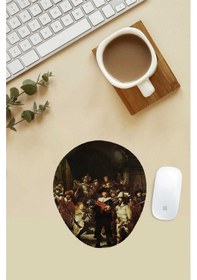 Resim Rembrandt Van Rijn Desenli Bilek Destekli Mouse Pad Mousepad 