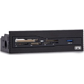 Resim Moveevo 5.25" Kasa Ön Paneli Usb 3.0 Kart Okuyucu - 6 Kart Tabanı Cf, Xd, Ms, M2, Tf, Sd Hızlı Veri Transferi 