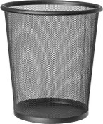 Resim STOREMAX moon Mesh | 699768 | Kağıt Sepeti File Çöp Kovası Siyah Ofis | Çelik, Siyah | 12 L Kapasite | 